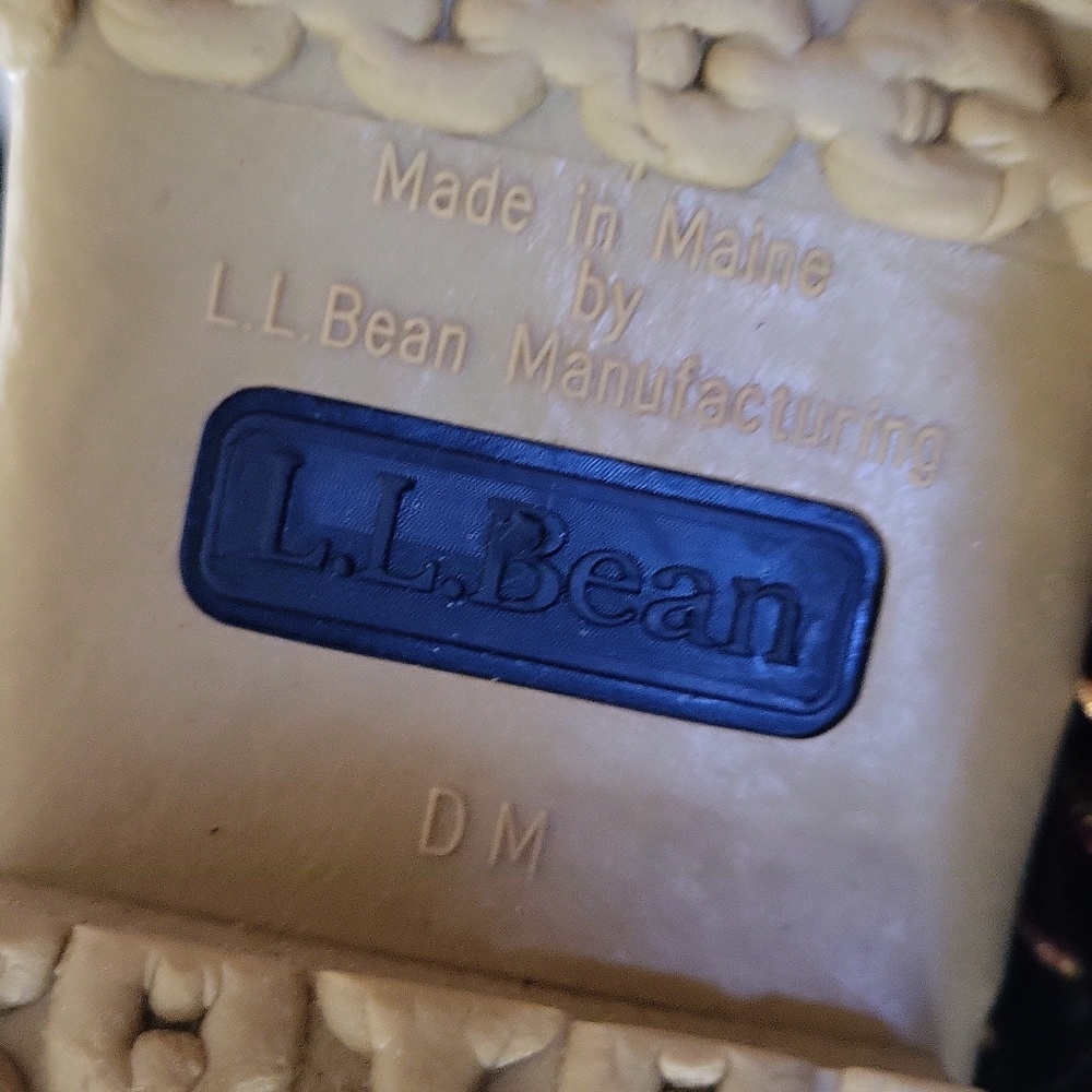 L.L. Bean 6" Bean Boots - Brown / Navy - 8M - Picture 6 of 8